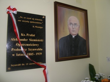 Przedszkole Publiczne w Szynwałdzie otrzymało imię Ks. Prałata Aleksandra Siemieńskiego